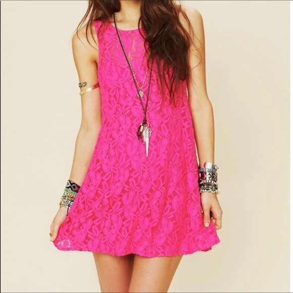 Free People Dresses & Skirts - NWT Free People hot pink dress